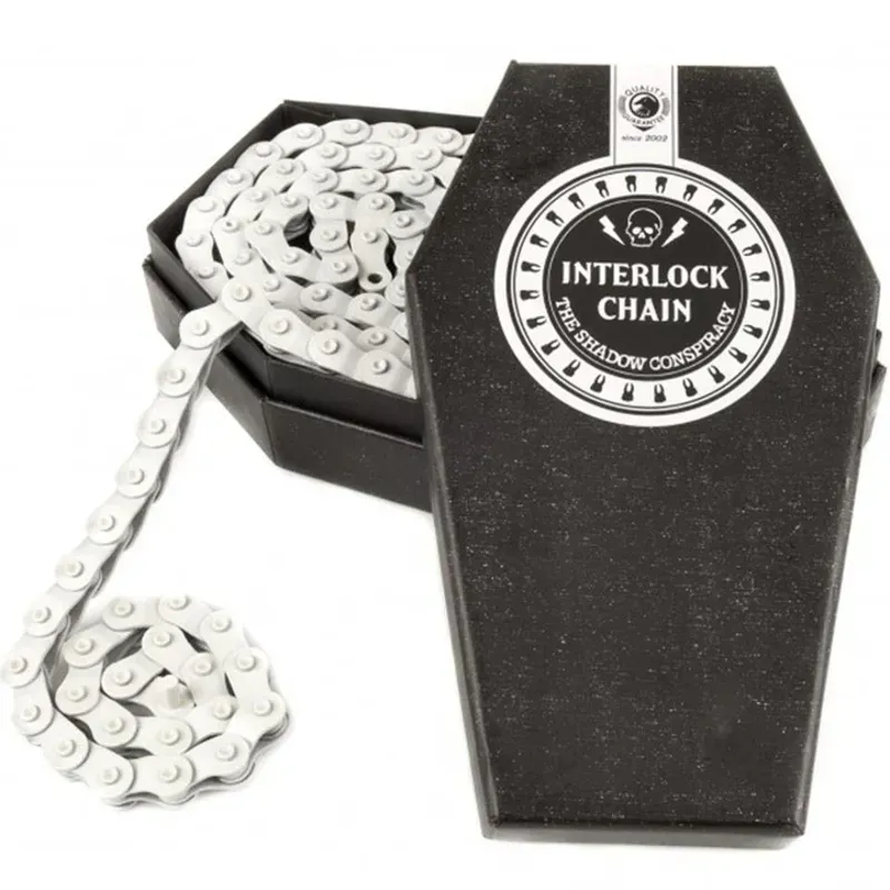 The Shadow Conspiracy Interlock V2 SS 1/2x1/8-inch 98-link Chain in Silver