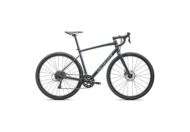 Specialized Diverge E5 Gravel Bike In Satin Metallic Deep Lake/White