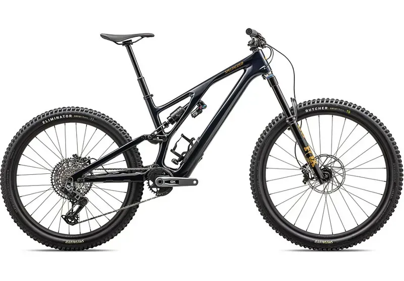 Specialized Stumpjumper EVO Expert T-Type Trail Bike in Dark Navy/Harvest Gold