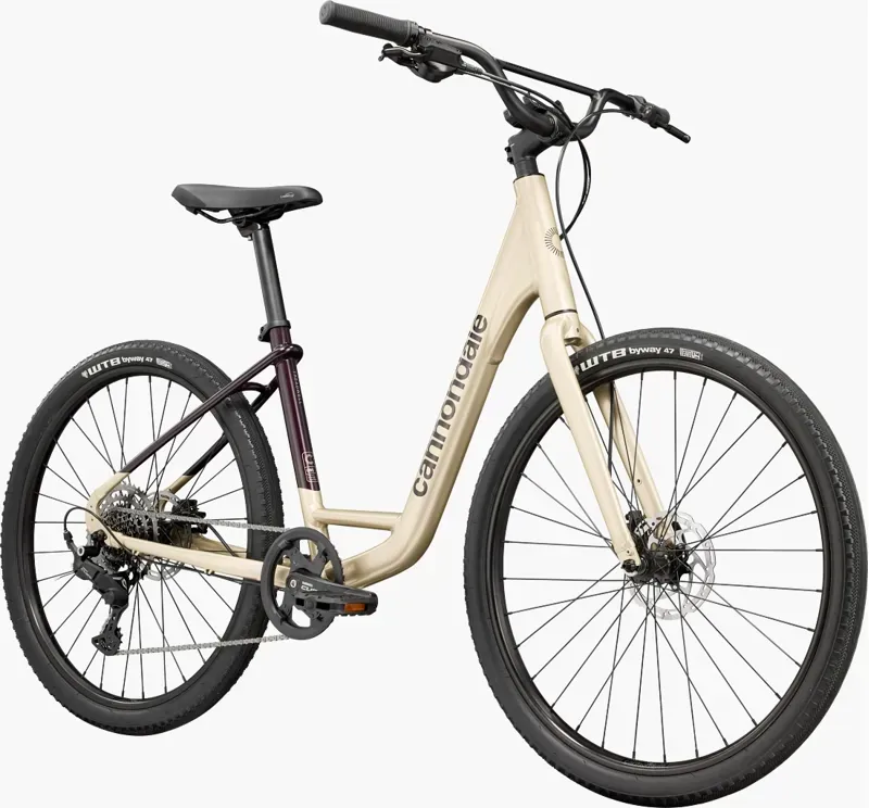 Cannondale Treadwell 1 Low StepThru Fitness Bike in Platinum-1