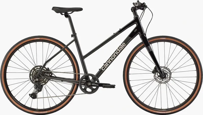 Cannondale Quick 2 StepThru Hybrid Bike In Smoke Black