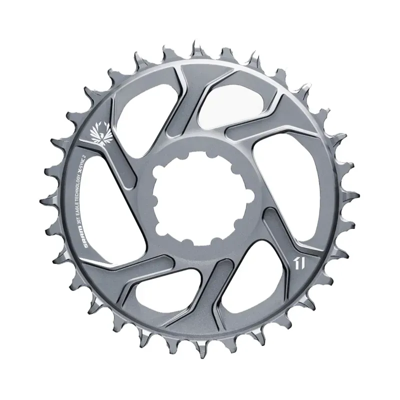 SRAM X-Sync 2 Eagle Direct Mount Chainring - 32 Tooth 3mm Boost Offset 12-Speed Polar Grey