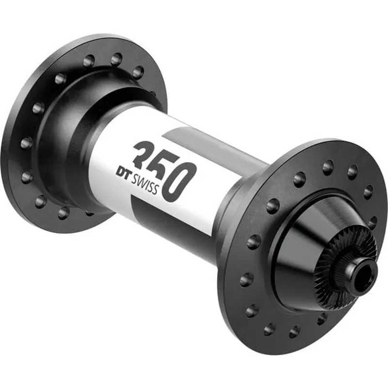 DT Swiss 350 Classic Radial 100mm Q/R 24h Front Hub in Black