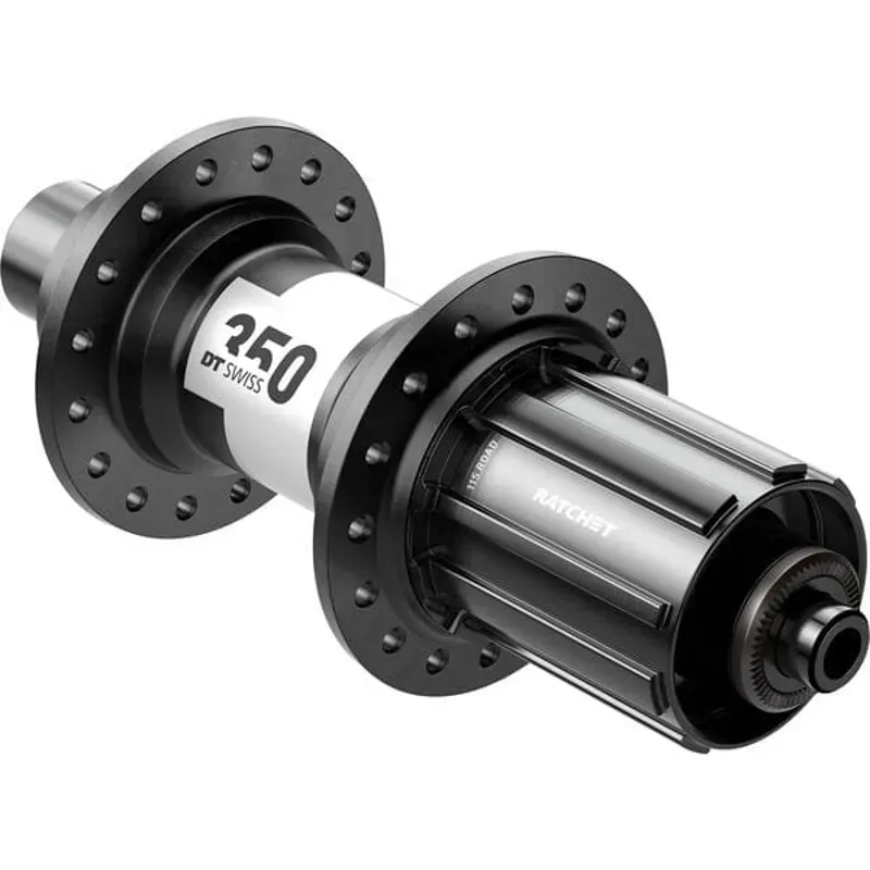 DT Swiss 350 Classic 130mm Q/R Shimano Road 24h Rear Hub in Black