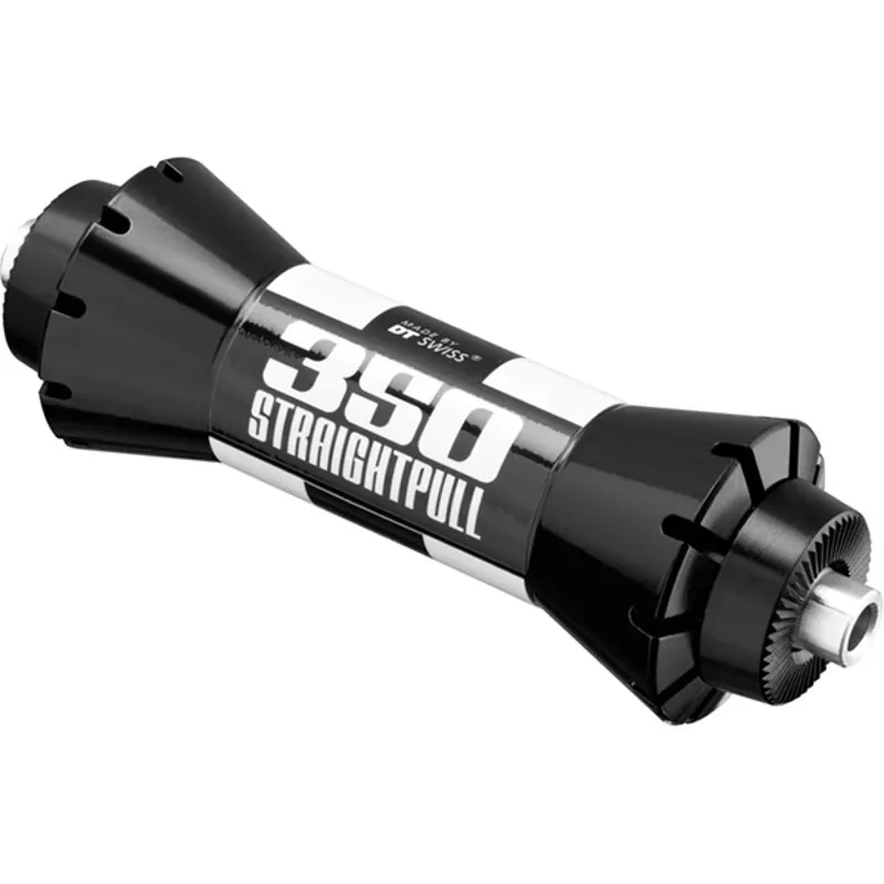 DT Swiss 350 Straight Pull 24H 100mm QR Front Hub in Black