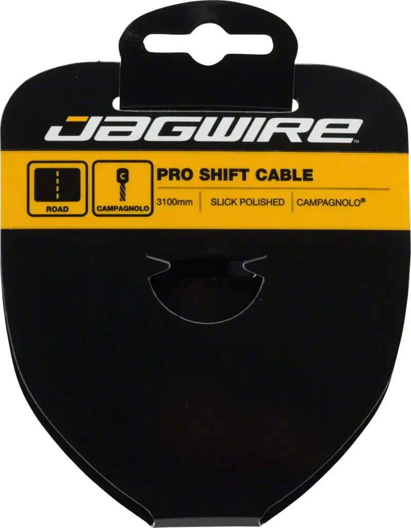 Jagwire Pro 1.1x3100mm SS Campagnolo Polished Shift Cable in Silver-1