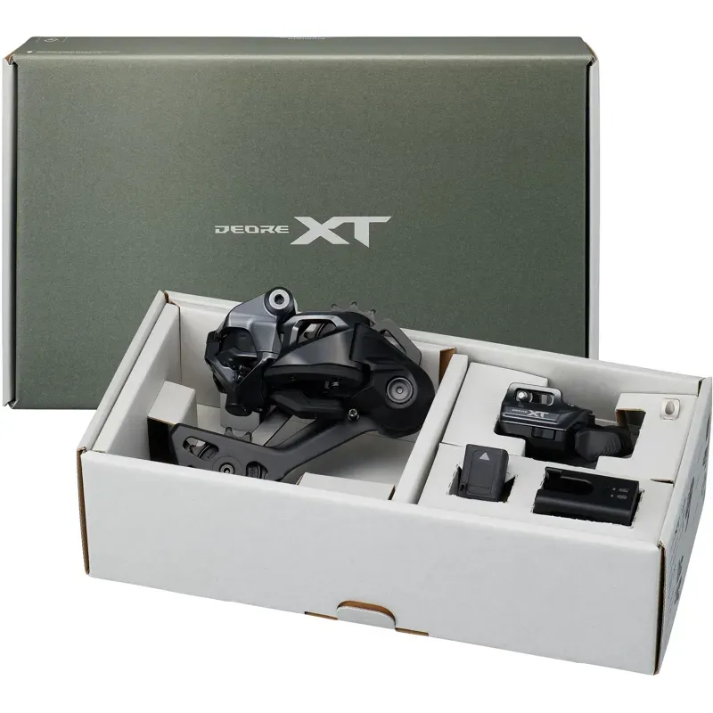 Shimano Deore XT M8250 Di2 Drivetrain Upgrade Kit in Black-1