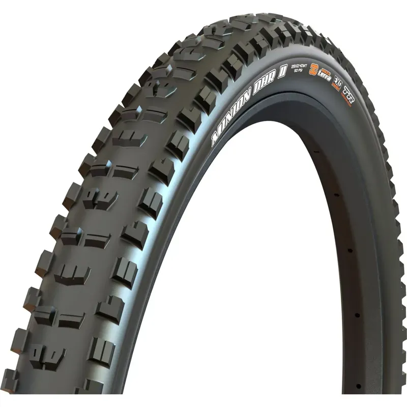 Maxxis Minion DHR II Tire - 29 X 2.4 Tubeless Folding Black 3C MaxxGrip DD Wide Trail Black 29 x 2.40-1