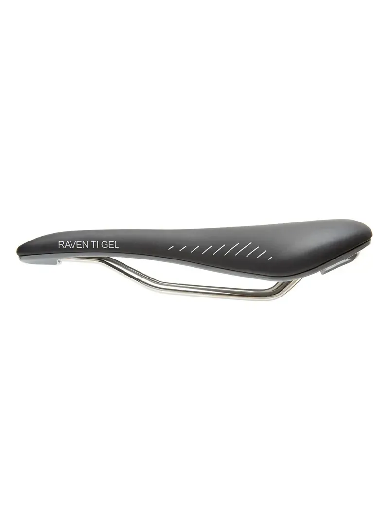 Terry Raven Titanium Gel Saddle in Black-2