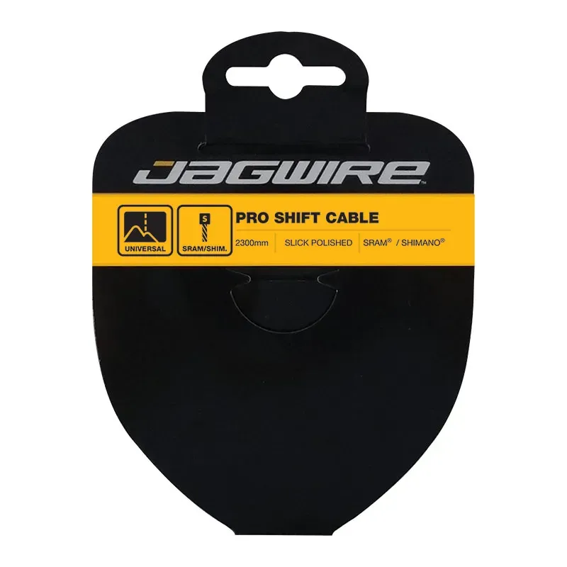 Jagwire Pro 1.1x2300mm SS Campagnolo Polished Shift Cable in Silver