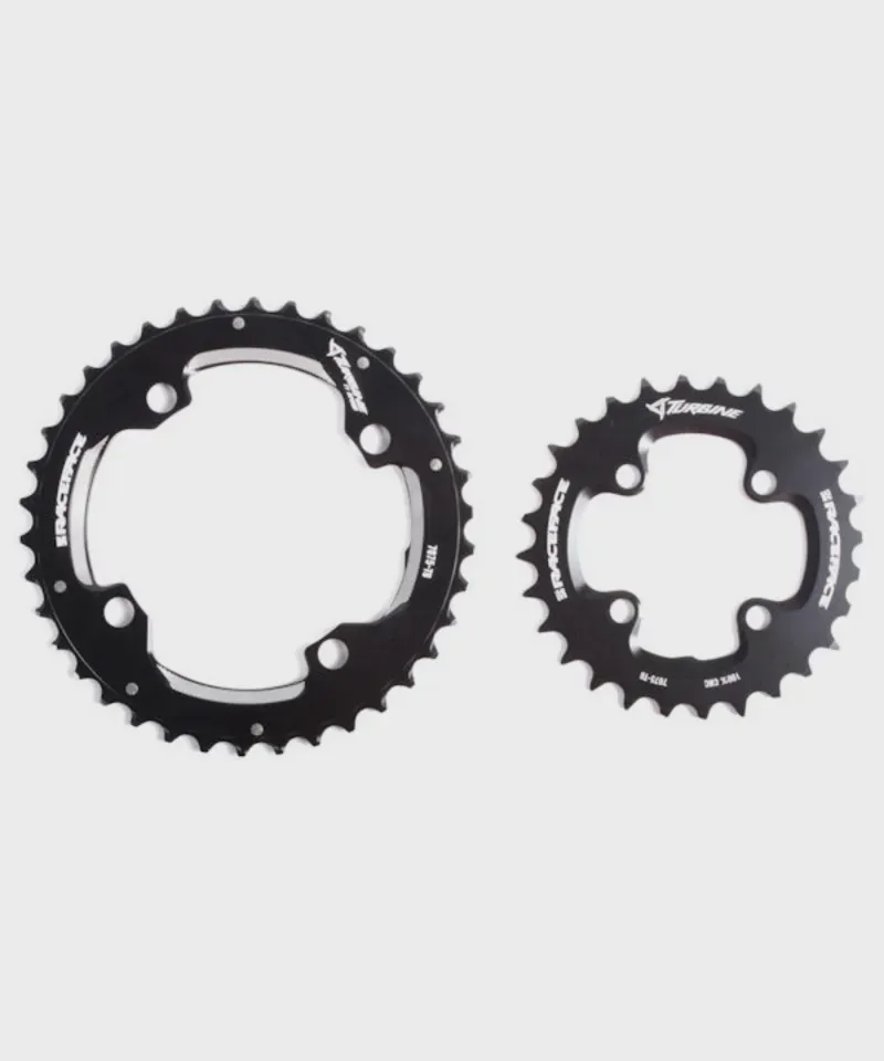 RaceFace Turbine 11-Speed Chainring: 64/104mm BCD 26/36t Black