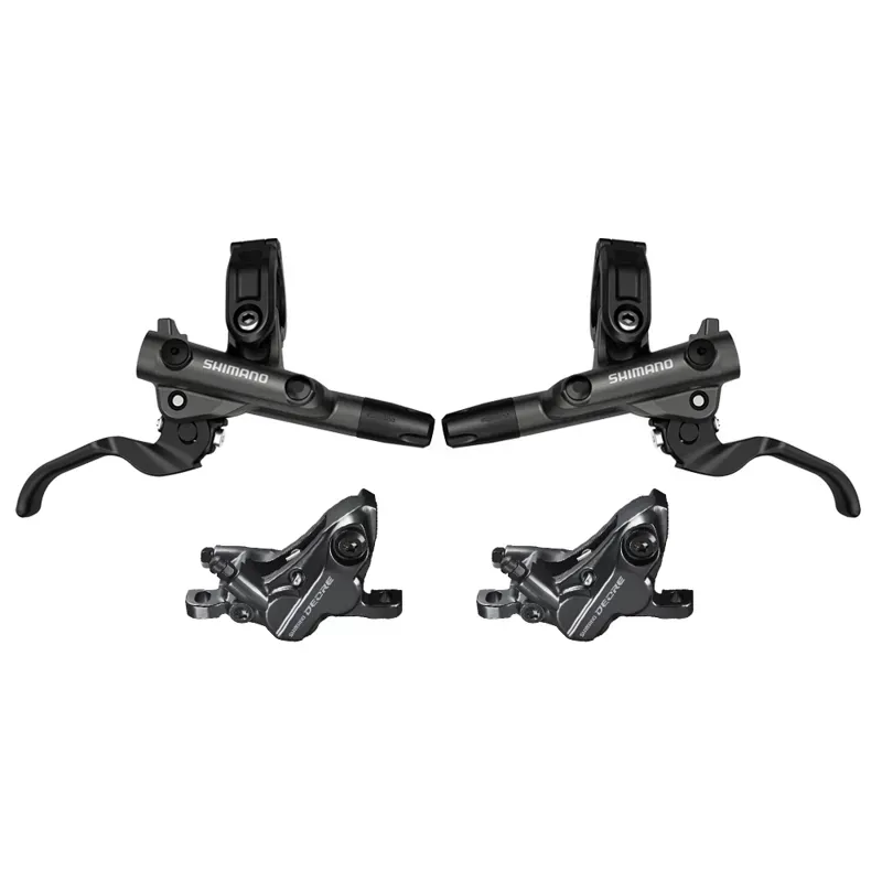 Shimano BR-M6120 Deore 4-Piston Front and Rear Disk Brake  in Black