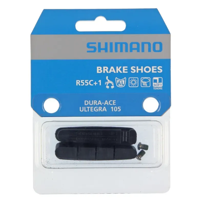 Shimano R55C+1 Road Brake Pads Pair in Black
