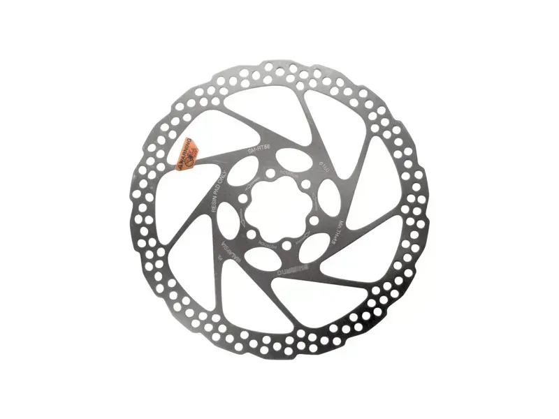Shimano Deore SM-RT56-SP Disc Brake Rotor - 160mm 6-Bolt For Resin Pads Only Silver 160-2
